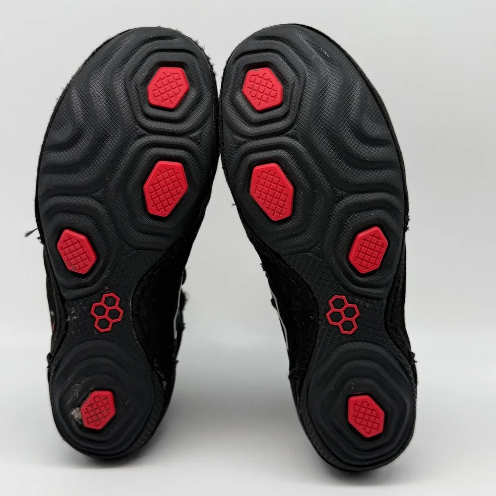 RUDIS Colt 4.0 Wrestling Shoes Youth 5Y Black Red High Top Mat Shoes 5Y